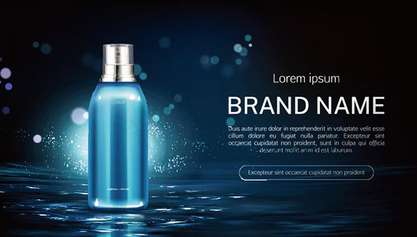 化妆品喷雾瓶广告