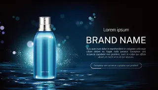 化妆品喷雾瓶广告