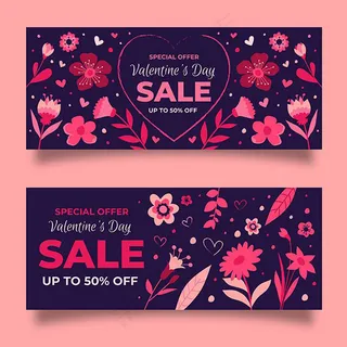 情人节矢量横幅
