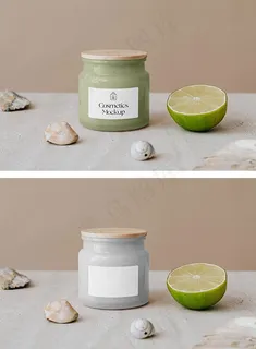 化妆品瓶子样机 化妆品瓶子样机