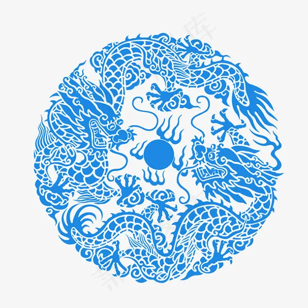 中国龙图案
