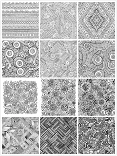 线性花纹背景,背景元素