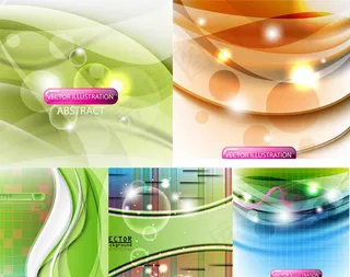 流光溢彩背景,背景元素