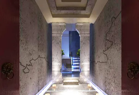 别墅过道3d模型