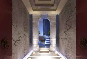 别墅过道3d模型