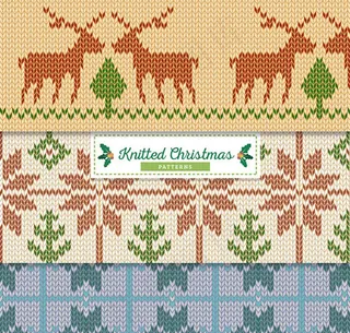圣诞针织图案