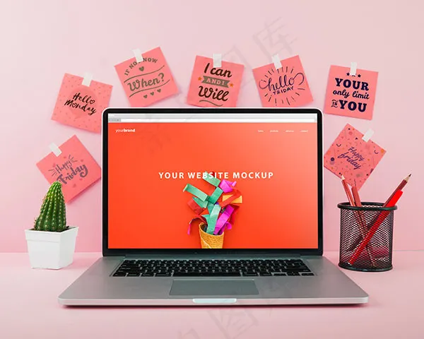 笔记本电脑样机(4895X3916(DPI:240))psd模版下载