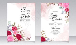 精美婚礼邀请函