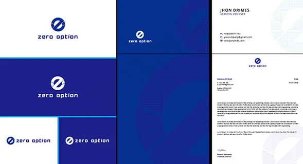 标志图案与名片视觉元素