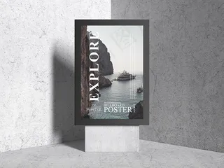 广告牌海报样机