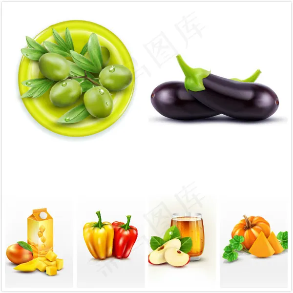 食物果蔬矢量(235X246)eps,ai矢量模版下载
