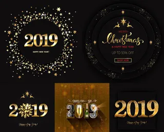 新年圣诞主题设计