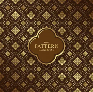 泰国传统纹样背景