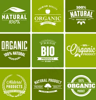 天然有机产品标签
