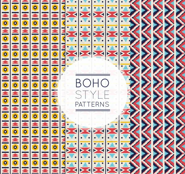 波西米亚风无缝背ai矢量模版下载