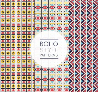 波西米亚风无缝背