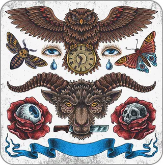 欧美古典纹身图案