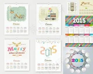 方形与圆形日历