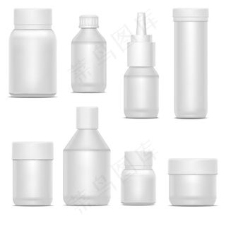 白色瓶子包装