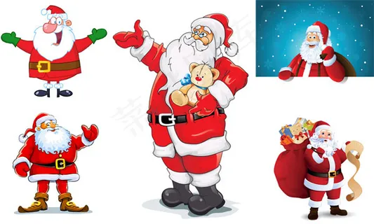 卡通圣诞老人