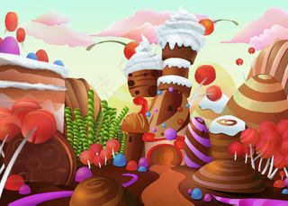 糖果甜品乐园卡