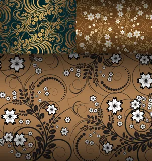 花枝纹样墙纸背景,背景元素