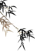 水墨画-竹子图ai矢量模版下载