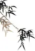 水墨画-竹子图ai矢量模版下载