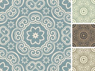 时尚墙纸花纹背景