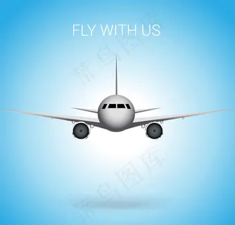 精美飞机正面图 精美飞机正面图