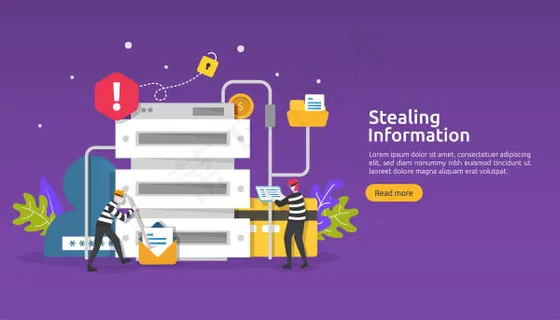 登录页矢量插画