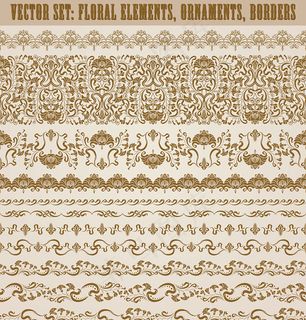 复古花纹装饰边框