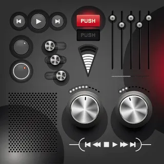 按钮开关图标,免抠元素