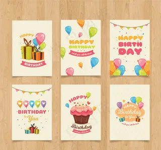 可爱生日快乐卡片