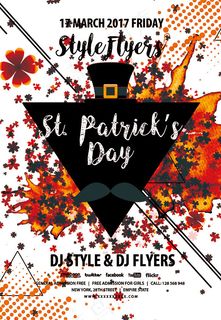 水彩手绘派对海报