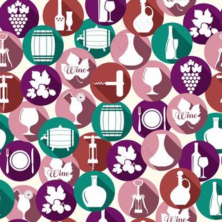 葡萄酒元素背景