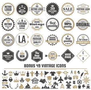 复古销售标签,免抠元素