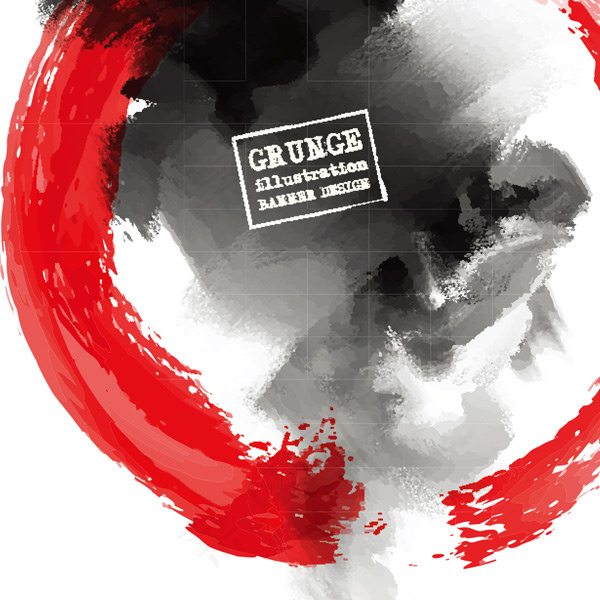 水墨晕染抽象背景