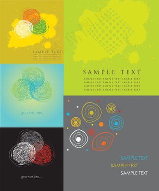 彩色涂鸦背景,背景元素