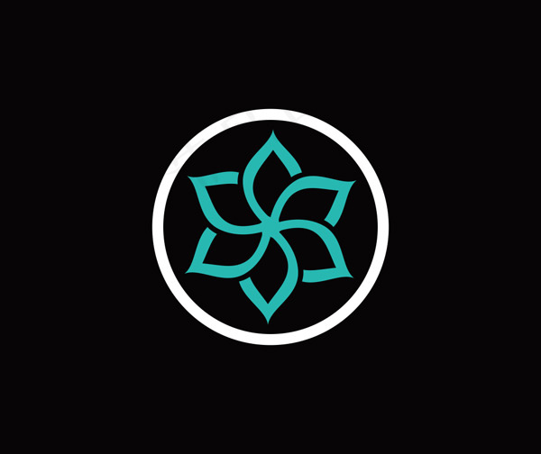 圆形花朵logoeps,ai矢量模版下载