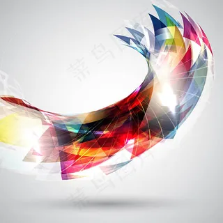 多彩几何背景