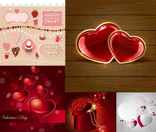 心形与花纹边框