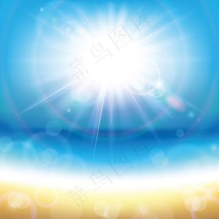 闪耀大自然背景