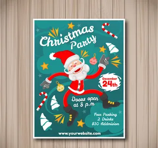 圣诞老人节日派对