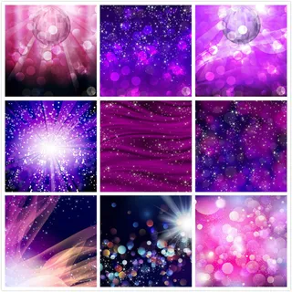 炫彩光斑背景
