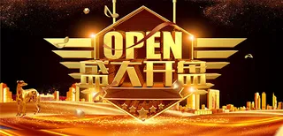 地产盛大开盘海报