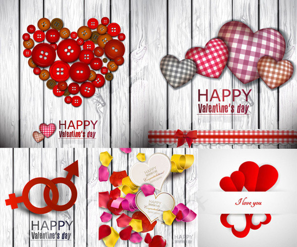 情人节花纹图案