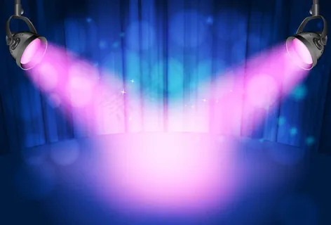 帷幕和聚光灯矢量 帷幕和聚光灯矢量