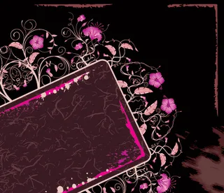 矢量花纹背景,背景元素