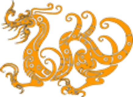 矢量彩色龙纹_17